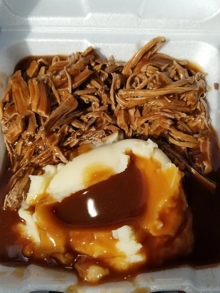 Open Faced Roast Beef